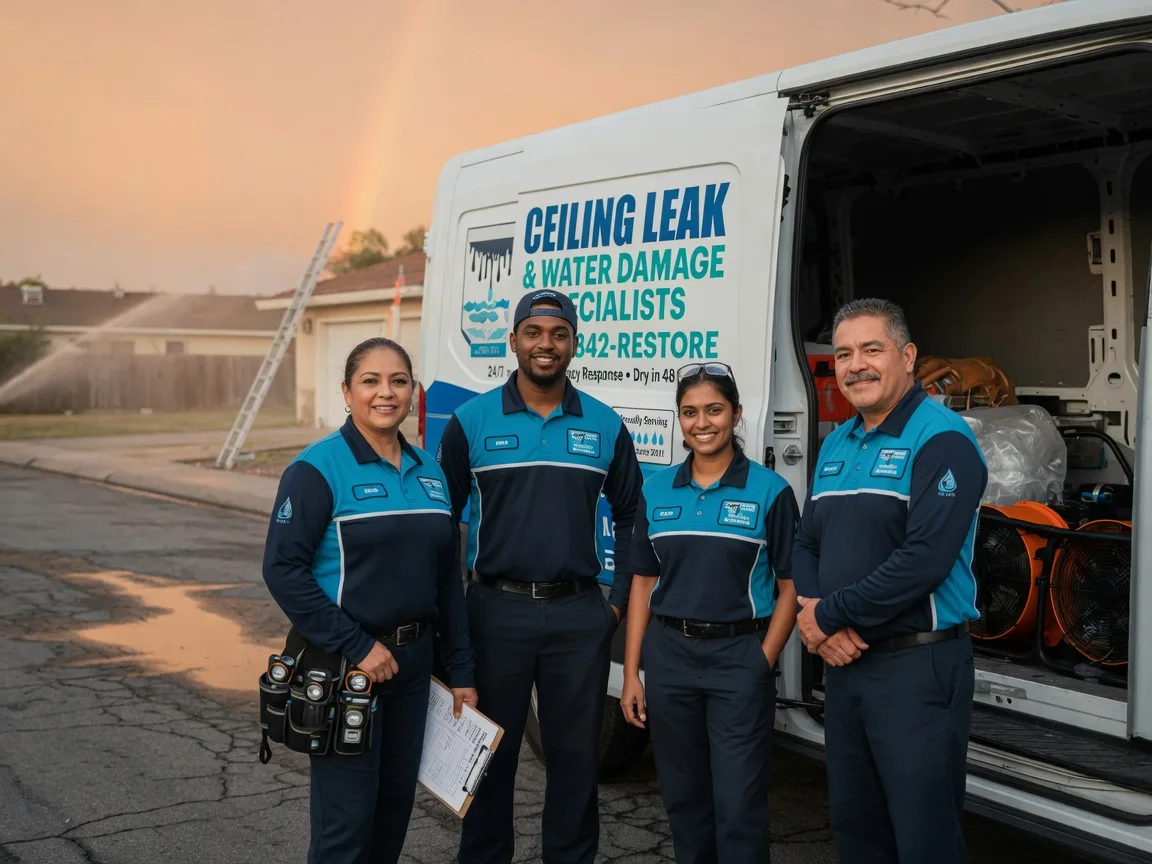 Ceiling Leak Cleanup company in Westfield Center, OH