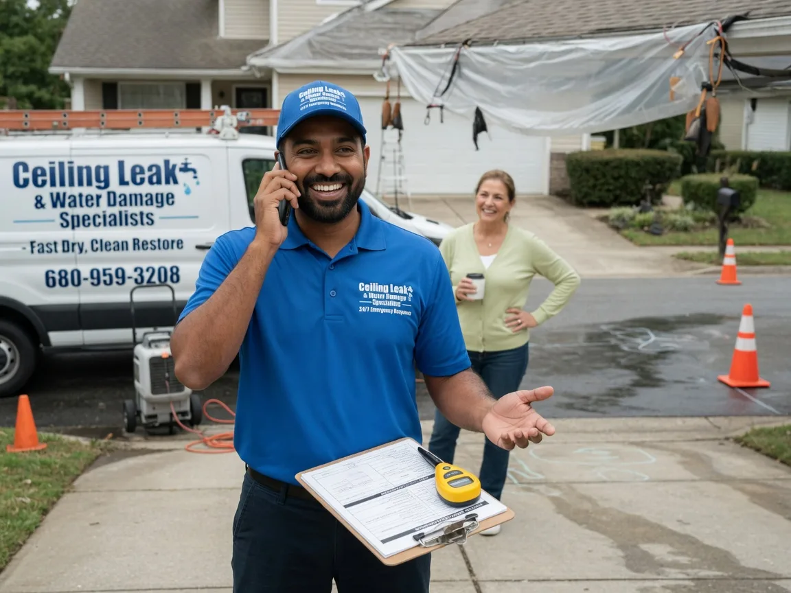 Ceiling Leak Cleanup Westfield Center, OH FAQs